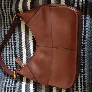 Etienne Aigner mini leather cognac 👜